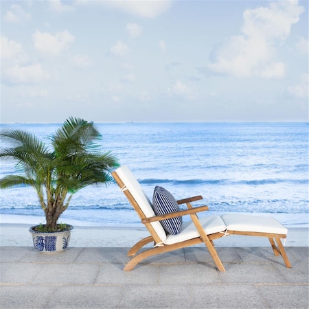 Safavieh Palmdale Natural & Beige Lounge Chair PAT7015E